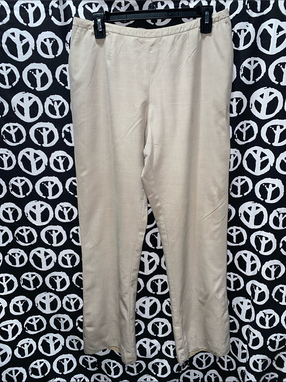 FERAUD Beige Dress Pants Sz 31.5” Waist